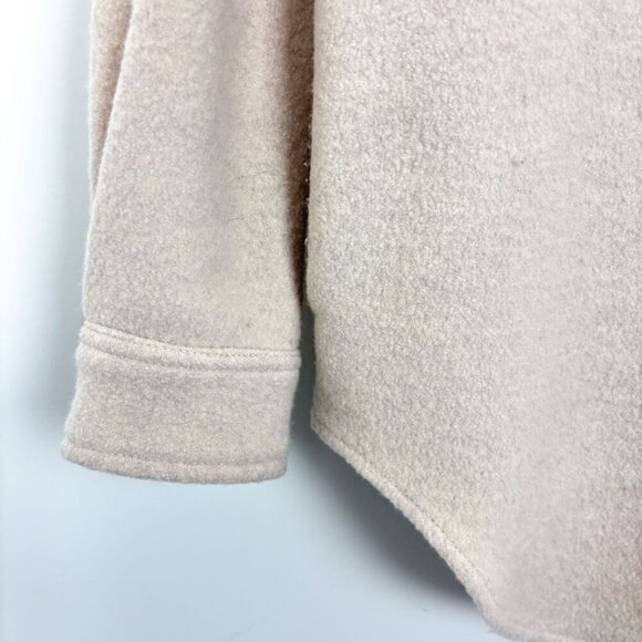 Aritzia Wilfred Free Ganna Bone Wool Shacket Shirt Jacket XS - Picture 5 of 8